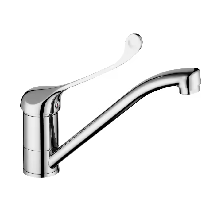 DP GRIFERÍA Grifo Monomando Cocina Indo - Maneta Médica Higiénica, Certificado CE - 1