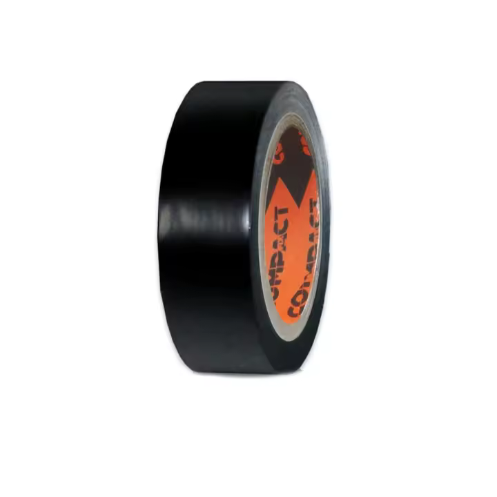 Cinta Aislante Compact Negra 25 mm x 20 m - 1