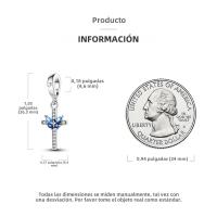 Encanto De Mariposa Plateado En Plata Con Circonia Bola Redonda Colgante Para Pulsera O Collar DIY Joyería De Moda Irregular - details 90