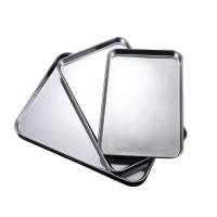 Plato De Servicio De Acero Inoxidable Rectangular Para Alimentos Bandeja Para Comida Organizador De Alimentos Presentación De Arroz Y Fideos - details 8