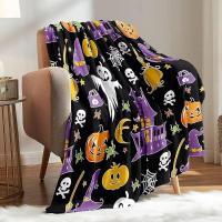 Manta De Terciopelo Para Noche Unicornio Dinosaurio Halloween Fútbol Cálida Suave Suave Anti-pelusa Para Niños - details 2