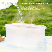 Dispensador De Jugos Resistente a Altas Temperaturas 3.5/5/10L Con Diseño De Filtro Y Grifo Para Refrescos Y Agua Sin BPA - details 6