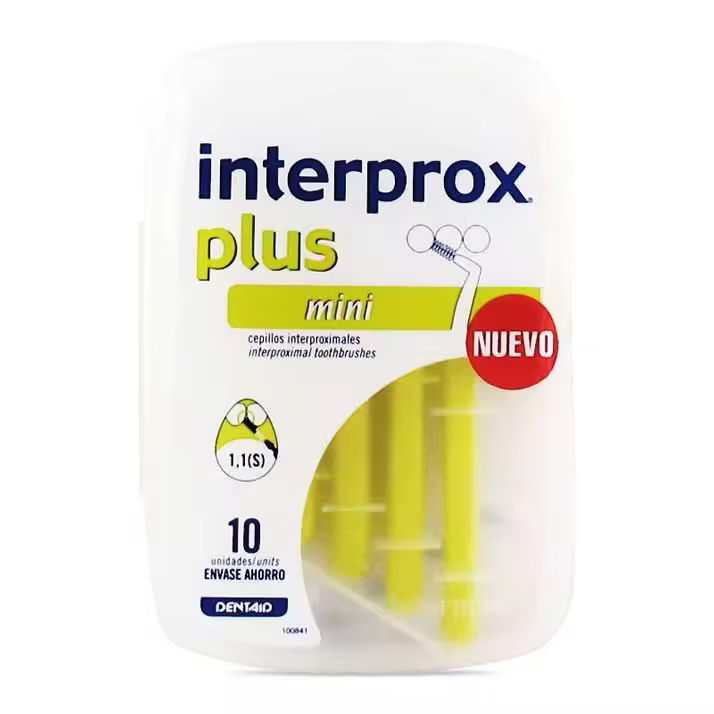 Dentaid Cepillo Interproximal Plus Mini 10 U - Limpieza Interdental Eficaz - 1