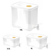 Dispensador De Jugos Resistente a Altas Temperaturas 3.5/5/10L Con Diseño De Filtro Y Grifo Para Refrescos Y Agua Sin BPA - details 0