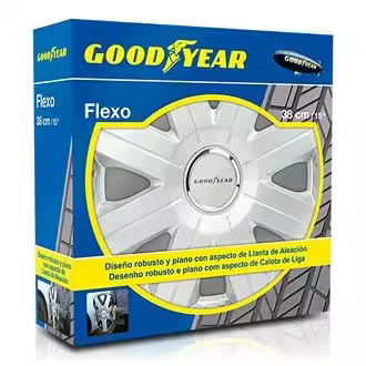 TAPACUBOS GY FLEXO 20 PLATA 15 - 1