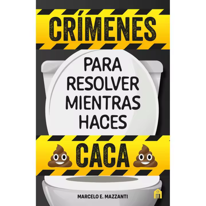 Libro CRIMENES PARA RESOLVER MIENTRAS HACES CACA Editorial MAGAZZINI SALANI - 1