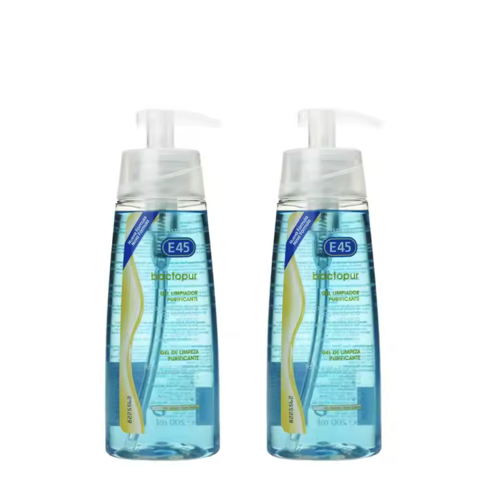 Lutsine e45 bactopur gel limpiador purificante 2x200 ml - 1