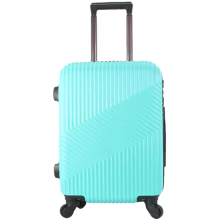 Maleta Avión Equipaje de Mano Viaje Cabina Trolley ABS Rígida 4 Ruedas Maleta de cabina rigida con asa telescopica 55x35x20CM - 1