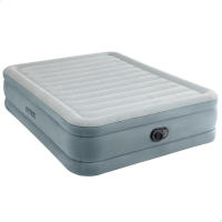 INTEX - Colchón hinchable Deluxe Premium Comfort doble, 152x203x46 cm, tecnología Fiber-Tech, bomba de aire incorporada, sistema inflado y desinflado, bolsa almacenaje, camas de aire, colchones hinchables, camping, cama matrimonio, habitación invitados - details 0