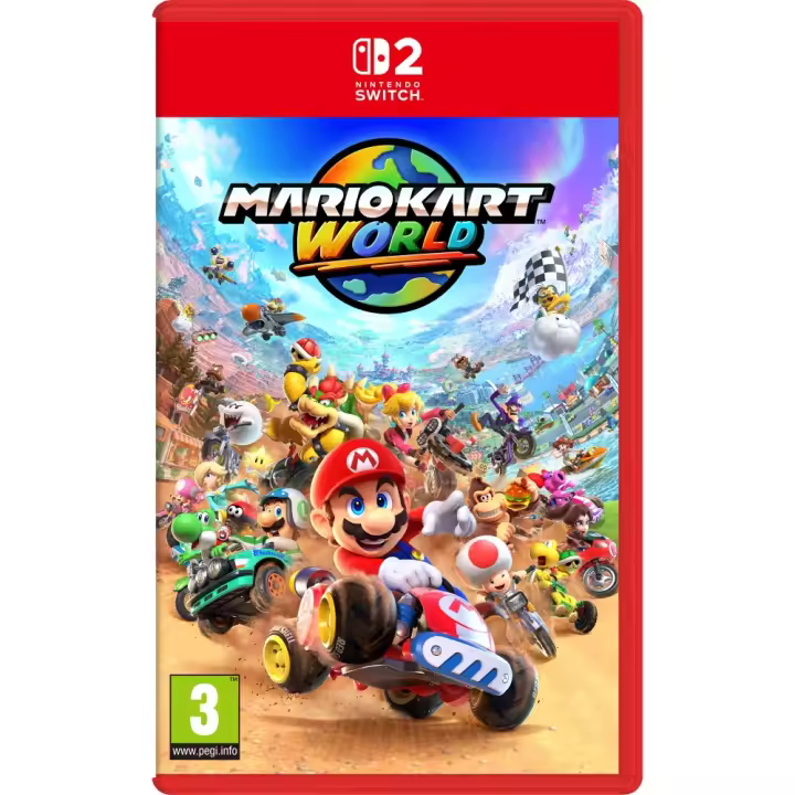 MARIO KART WORLD SWITCH 2 JUEGO FÍSICO PARA NINTENDO SWITCH 2 VERSIÓN ESPAÑOLA GARANTÍA EUROPEA EU WARRANTY - 1