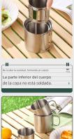Juego De Tazas Plegables Para Camping Y Picnics De Acero Inoxidable 304 De Alta Calidad Portátil Y Ecológico Para Bebidas En Exteriores - details 5
