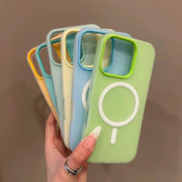 Funda De Teléfono Aesthetic Con Protección Antichoque Total Compatible Con Apple iPhone 17 16 11 12 13 14 15 plus pro Max Material PC + TPU Magnético - details 0