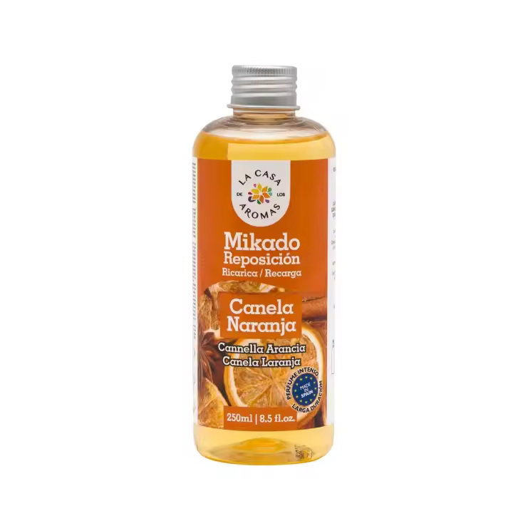 Botella De Ambientador Fragancia Aroma Mikado Hogar Para Reposicion 250, 500, 1000 ml - La Casa de los Aromas - 1