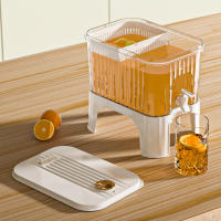 Cubeta De Agua Fría De 5L Con Grifo/Brazo Soporte Juguete De Refrigérateor Dispensador De Jugos Y Bebidas De Verano Kettle De Plástico Reutilizable Para El Fridge - details 7