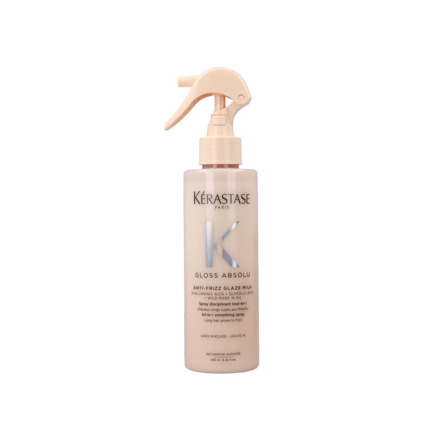 Kerastase Gloss Absolu Anti Frizz Glaze Milk Spray 190 Ml, spray Suavizante Para Cabello Largo Con Tendencia A Encresparse.
