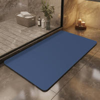 Alfombra De Baño Absorbente De Color Sólido Y Diatomea Antideslizante Para Entrada De Hogar Y Toilette Material De Goma - details 7