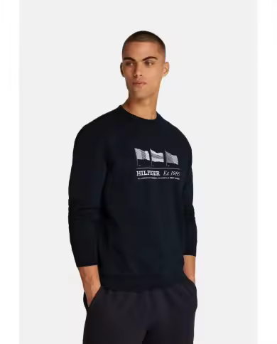 Tommy Hilfiger Sudadera Capucha Hilfiger Flags Crewneck - 1