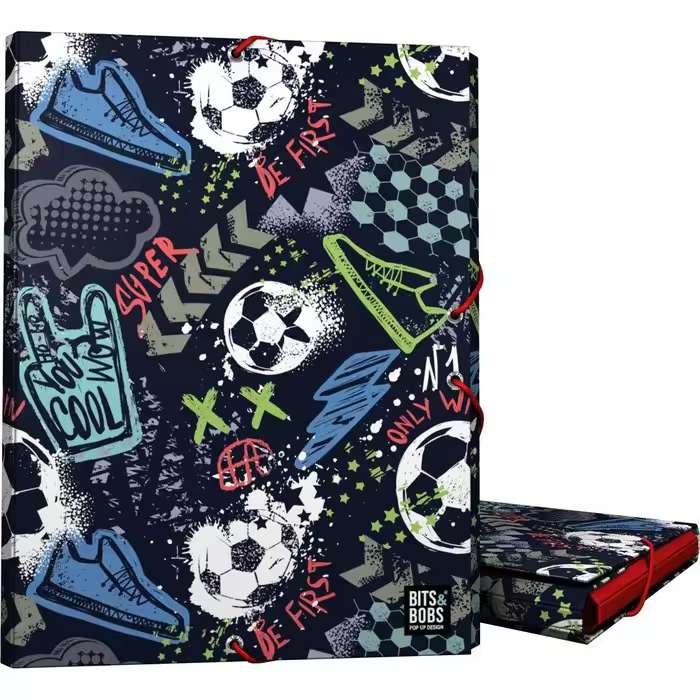 GRAFOPLAS CARPETA 3 SOLAPAS FORRADO B&B MATCH 25 CAJA:2 unidades BITS & BOBS MATCH 20x257x348 Cms. - 1