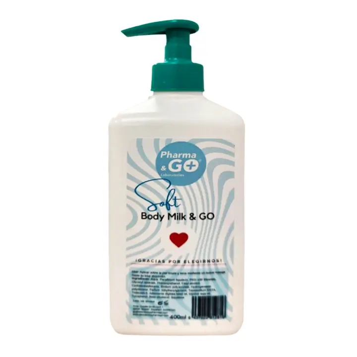 Pharma Go Soft Body Milk 400ml - Loción Corporal Suave - Hidratación Intensa - Piel Seca - 1