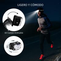 Lámpara Frontal LED 9 Luces Con Sensor De Movimiento Recargable USB Portátil Para Pesca Camping Y Actividades Al Aire Libre - details 8