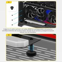 Soporte Vertical Para Tarjeta Gráfica Con Cable PCI-E 4.0 X16 Riser De 15cm Soporte Para GPU De 90 Grados Derecho - details 7