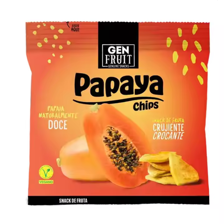 Genfruit Papaya chips - 7 unidades - 1