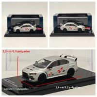 Coche De Juguetes a Escala 1/64 Lancer RS Evolution III IV X INITIAL D Evo 9 MR RALLIART Cool Phantom Final Edition Modelo De Metal Hobby Japan - details 6
