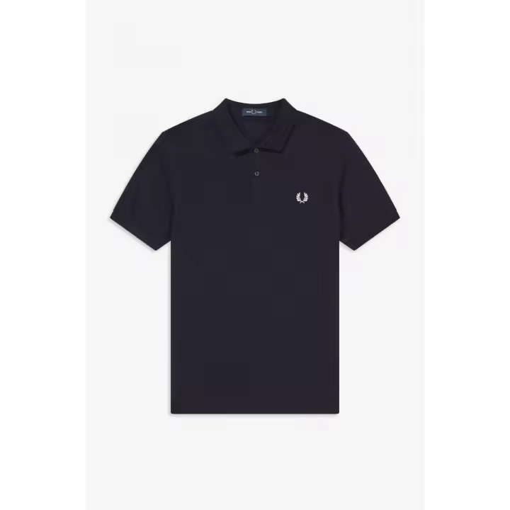 Camiseta Slim Fit Fred Perry Azul Marino - 1