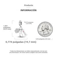 Encantos De Animal Colección Plata Francés Bulldog Gato Mariposa Ladybug Para Pulseras Originales Joyería Hechas a Medida - details 169