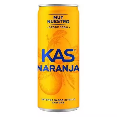 Pack 24 KAS naranja ZERO 33cl lata - 1