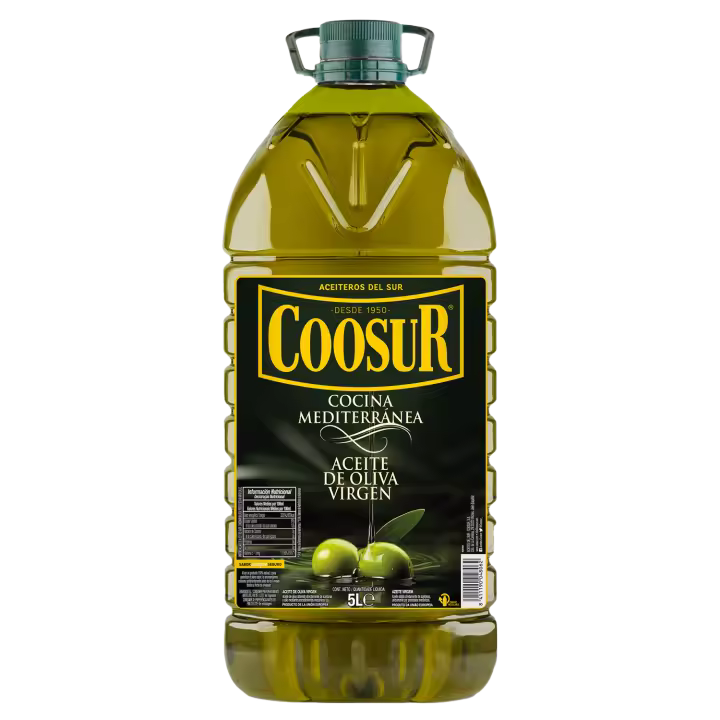 Aceite de Oliva Virgen Garrafa 5L Cocina Mediterránea Coosur - 1