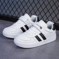 Zapatillas De Niños Y Niñas Blanco Deportivas Casuales Para Escuela Y Caminar Antideslizantes Talla 28-39 Material Superior De Cuero Suela De TPR - details 6