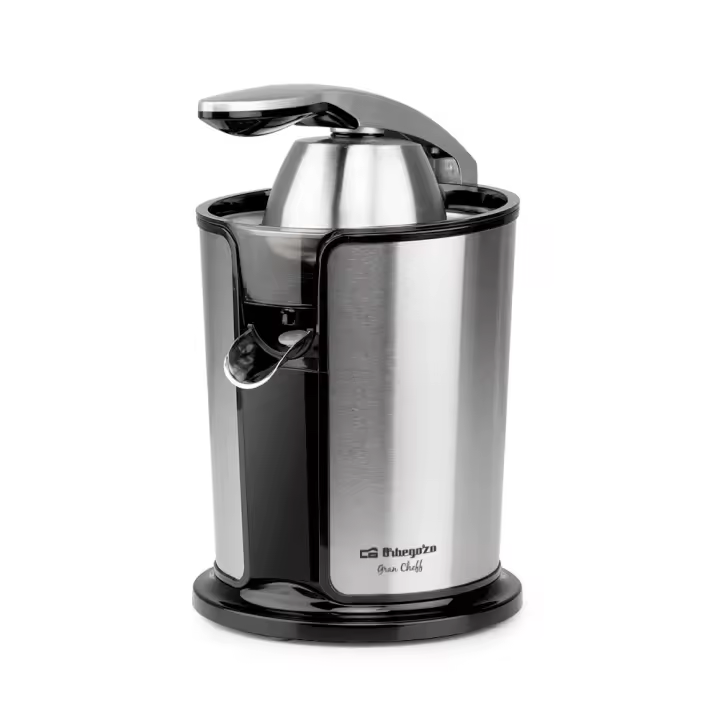 Orbegozo EP 4300 Exprimidor de Cítricos Profesional – Potencia 1100W, Cuerpo/Filtro/Boquilla Inox, 2 Conos, Sistema Antigoteo, Accesorios Aptos para Lavavajillas - 1