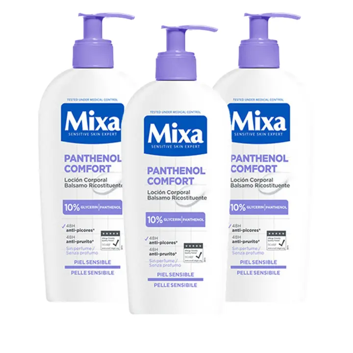 MIXA | Crema y/o Loción Corporal Panthenol Comfort para piel sensible - 1