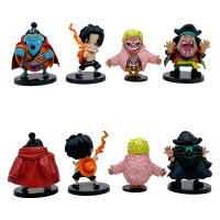 8pcs Figuras De Acción Anime One Piece Modelo Oka Shichibukai Ace Boa Hancock Jinbe Colección Juguetes Para Adultos Unisex 8CM - details 3