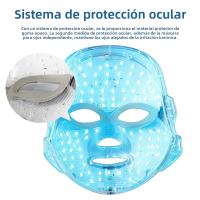 Máscara Facial LED De 7 Colores Terapia Fotónica Para Cuidado De La Piel Anti Acné Rejuvenecimiento Eliminación De Arrugas Máscara De Belleza Para El Rostro - details 2