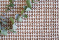 Parentesi Quadra - ALFOMBRA ALGODÓN CUADROS CAMEL/CRUDO 60X90CM - details 3