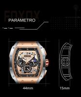 Reloj Deportivo De Lujo Para Hombre 2024 Marca Top LIGE Cronógrafo De Cuarzo Impermeable Militar Reloj De Pulsera De Cuarzo Con Pantalla Luminosa Y Fase De La Luna - details 4