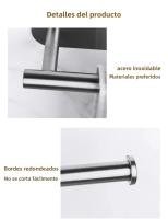 Soporte De Papel Toalla Autoadhesivo Para Cocina Baño Sin Perforar Soporte De Papel De Toalla De Acero Inoxidable Para Inodoro - details 5
