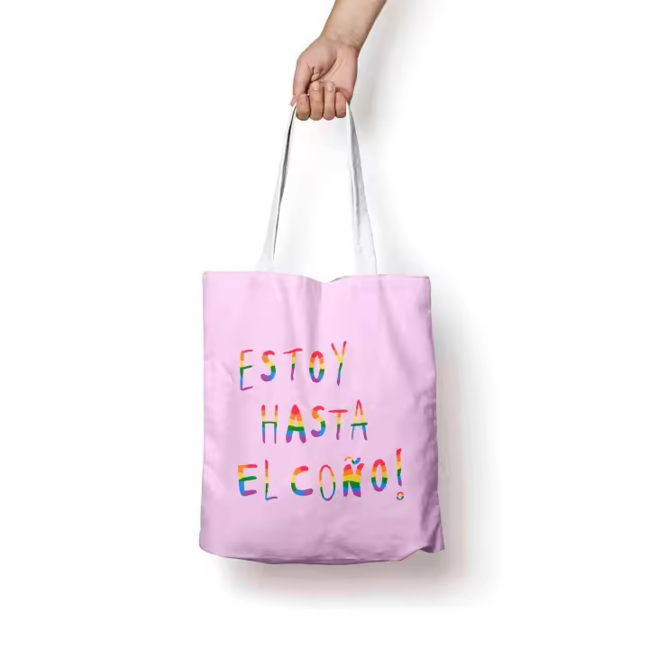 BL Belum | Tote Bag 100% algodón orgánico 300 grs. - Medida Producto: 36x42 - Modelo: Pride | Tote Bag LGTBIQ+ (Pride 112) - 1