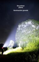 Lámpara Frontal De Pesca Potente Recargable XHP360 1000000LM Luz De Cabeza LED Para Camping Y Senderismo Banco De Energía Incluido Ángulo De Haz 180° Impermeable - details 12