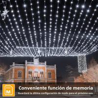Luces De Cadena De Navidad 1000/500LED Impermeables Con Control Remoto Para Decoración De Exterior Árbol Fiesta Matrimonio - details 11