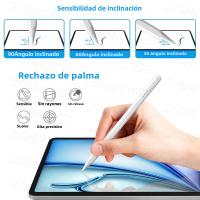 Stylus Pincel Para iPad 2024 iPad Air 11 Air 13 M2 pro 13 11 M4 5/6/7/8/9/10ta Gen Air 3/4/5 Mini 5 6 Rechazo De Palma Cuatro Luzes Carga Rápida Incluida - details 2
