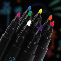 Marcadores De Tinta Líquida Borrables Para Tableros LED Vidrio Arte Y Manualidades Marcadores Fluorescentes Basados En Agua - details 2