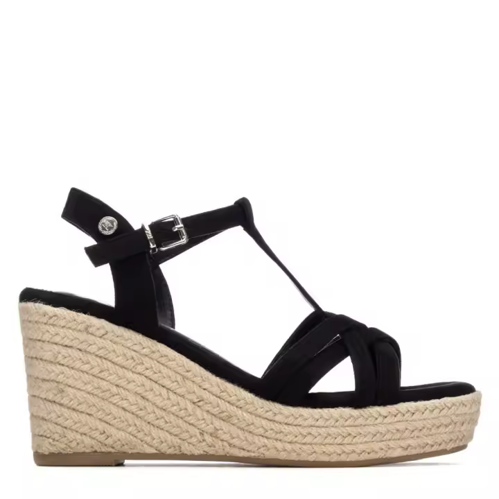 Xti Sandalia de cuña negra 145331-NEGRO , para Mujer - 1