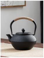 GIANXI Tetera De Hierro Fundido De 900ML Con Patrón De Sakura Kettle De Té Con Strainer Para Café Y Agua Juego De Cocina - details 10