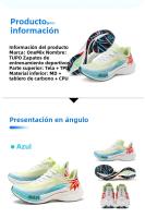 Zapatos De Entrenamiento Para Correr ONEMIX 2025 Para Hombres Y Mujeres Suela Completa Placa De Nylon Transpirables Para Verano Deporte De Verano - details 16