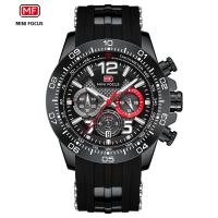 Reloj De Deporte Para Hombre MINI FOCUS Con Grande Dial Luminoso Multifuncional Resistente Al Agua Cuarzo Silicona Correa 220mm - details 6