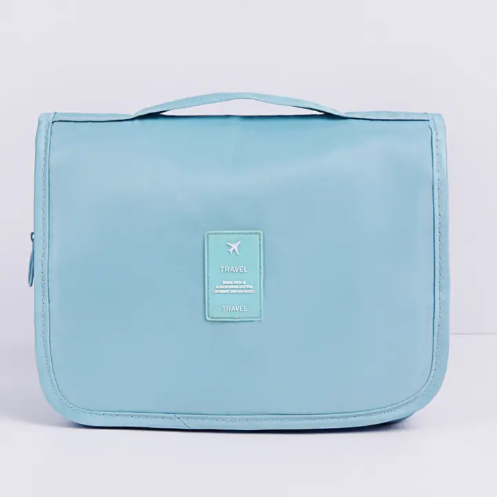 Bolsa De Cosméticos Con Gancho Para Mujer Bolso De Viaje Impermeable Organizador De Belleza Neceser De Baño Almacenamiento De Maquillaje - 1