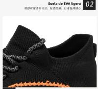 Zapatos De Diario Para Hombre Suela De Goma Plana Transpirable Y Duradera Zapatillas De Exterior Con Diseño Minimalista Talla Verdadera Para Verano - details 0